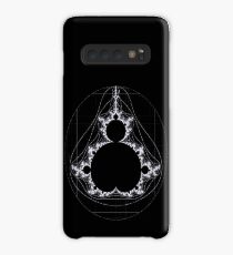 White - Linear Mandelbrot Case/Skin for Samsung Galaxy