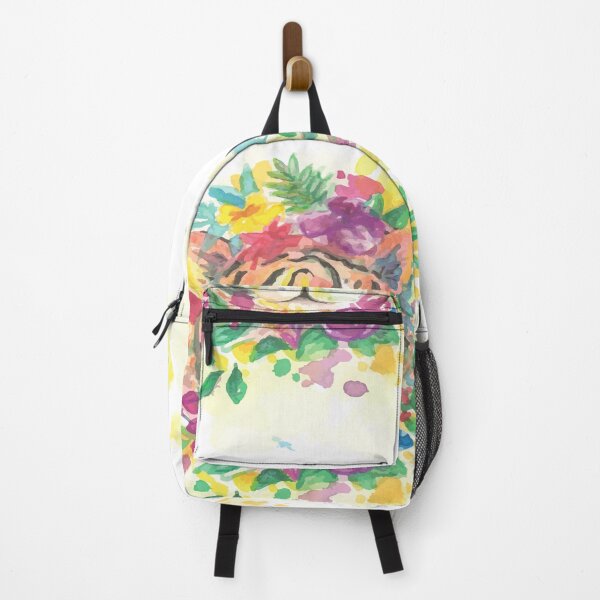 Item preview, Beautiful Tiger with Flowers Splash Paint designed and sold by Shekevara.