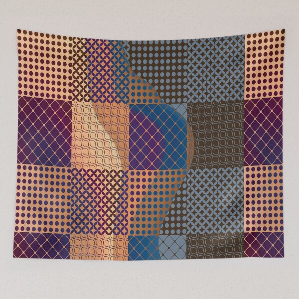 Item preview, Modern Checkered wave overlay Design  designed and sold by TipTopTapo.
