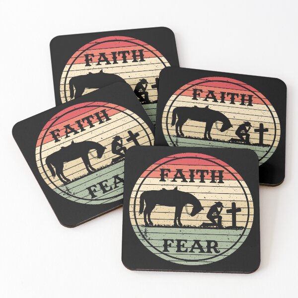 Item preview, Faith Above Fear - Christian Cowgirl Praying designed and sold by handsoftime2020.