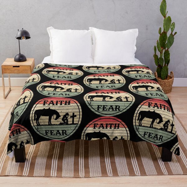 Item preview, Faith Above Fear - Christian Cowgirl Praying designed and sold by handsoftime2020.