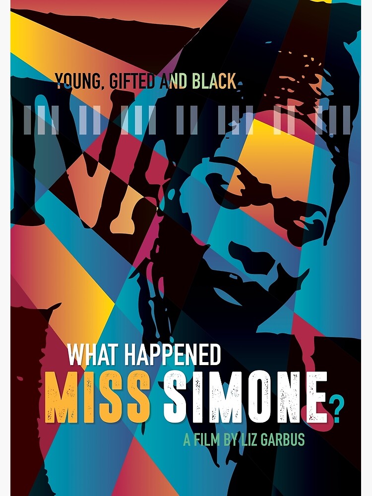 Disover What Happened Miss Simone? - Alternative Movie Poster Premium Matte Vertical Poster