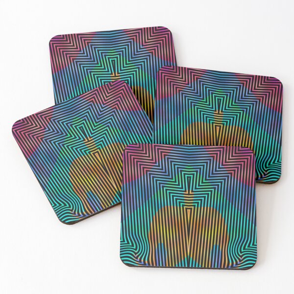 Item preview, FUNNY ABSTRACT GEOMETRIC SYMETRIC COLORFUL LINES PATTERN TETRIS designed and sold by Ralek.