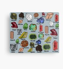 Mineralien Metallbild