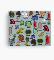 Mineralien Leinwanddruck