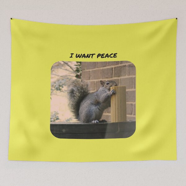Item preview, SQUIRRELS FOR PEACE designed and sold by TechLaughs.