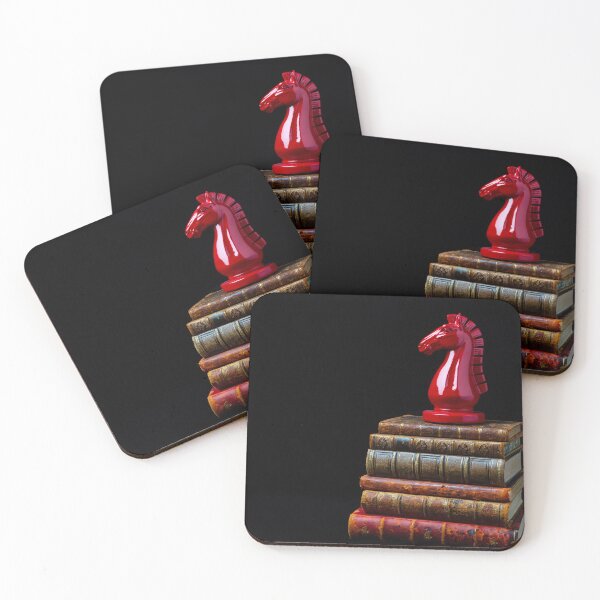 Item preview, Red Knight On Old Books designed and sold by Garry Gay.