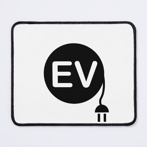 Item preview, Electric Vehicle Logo 6 (Black) designed and sold by 718Raindeer.