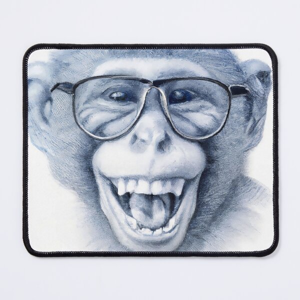 Item preview, Laughing monkey with glasses designed and sold by RisingAir.