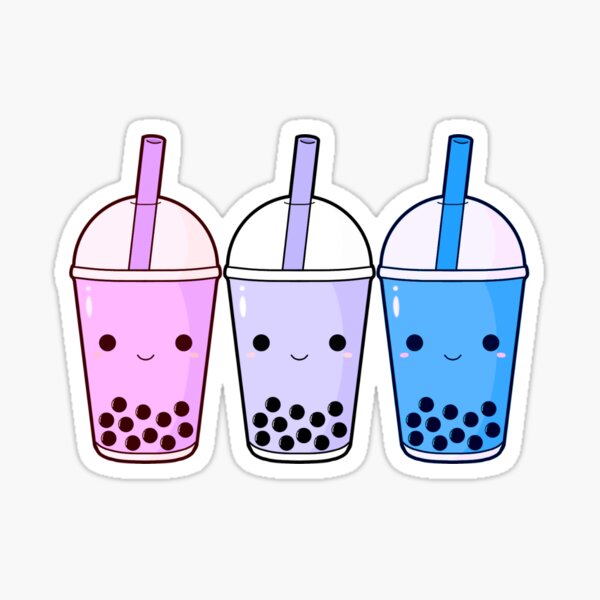 You Had Me At Boba - Boba Tea Gifts Kawaii Bubble Tea Cups Sticker for  Sale by jazminanett