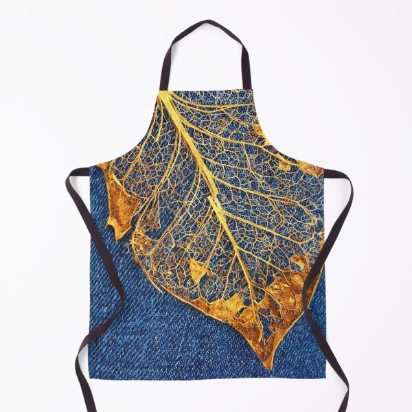 Item preview, Denim and lace.. A beautiful and delicate autumn leaf designed and sold by ditzy-designs.