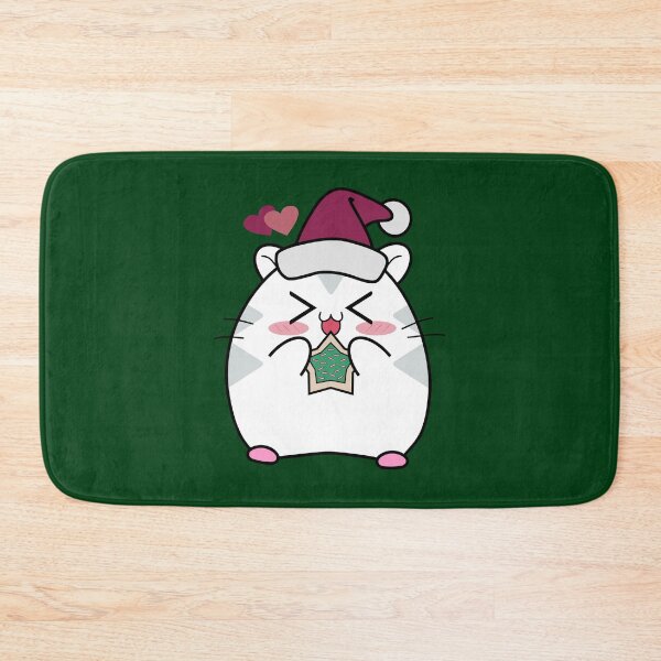 Item preview, Christmas Hamster Eating A Cookie designed and sold by Jelly Turnip.