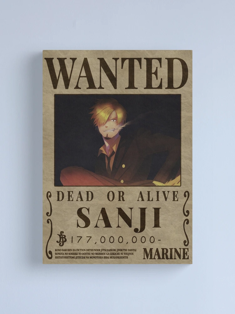 One Piece - poster Wanted Sanji (52 x 38 cm) - Imagin'ères