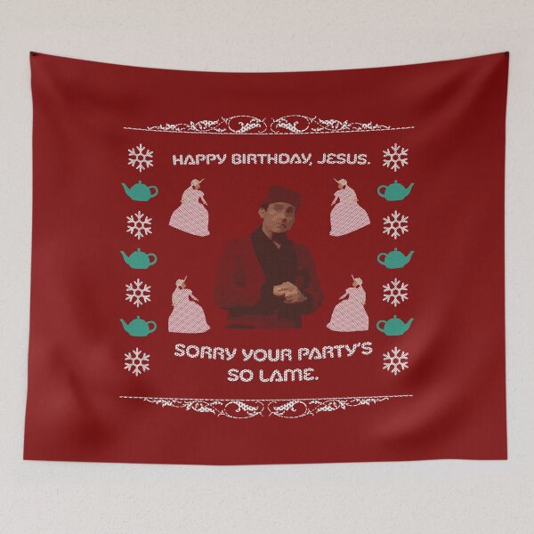 Item preview, The Office Ugly Christmas Sweater designed and sold by TossedSweetCorn.