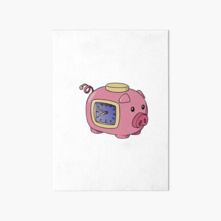 Pig’O’Clock [Ghibli Studio] Art Board Print