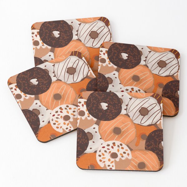 Item preview, Watercolor Fall Donuts designed and sold by SamAnnDesigns.