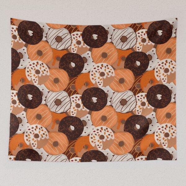 Item preview, Watercolor Fall Donuts designed and sold by SamAnnDesigns.