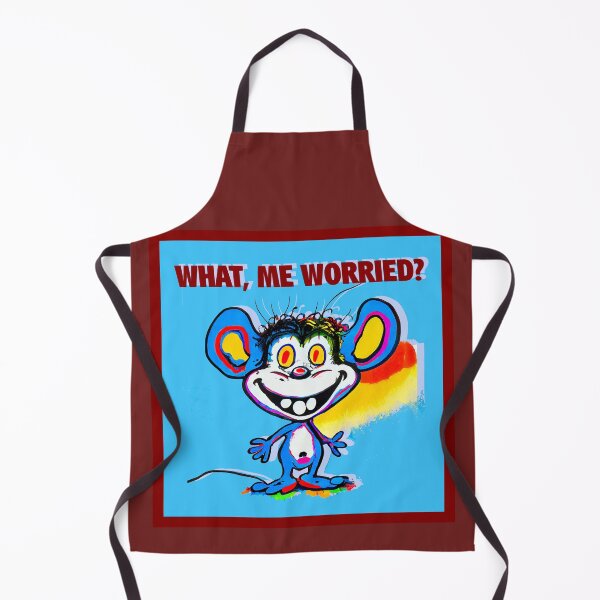 Item preview, Pop Art for Fun: A Cute Rat Asking "What, me worried?" designed and sold by factory88.