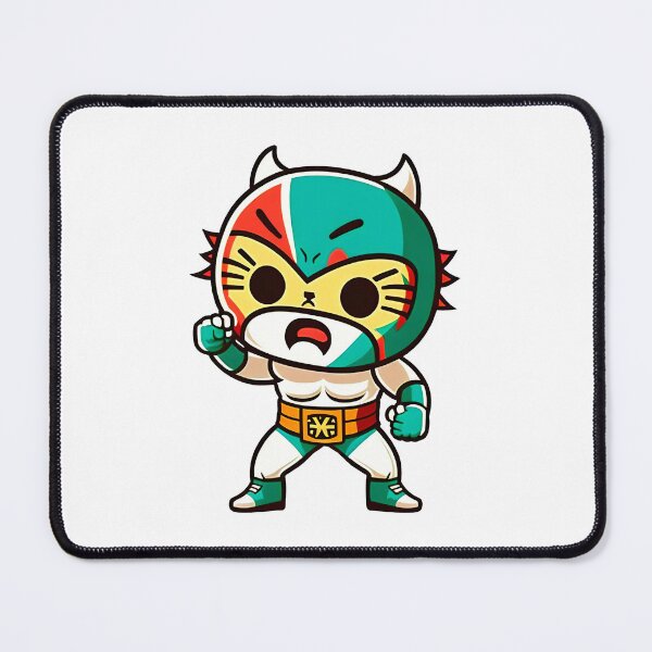 Artikelvorschau, Lucha Libre Katzen | Mexikanische Wrestling | Kawaii-Katzen | Chibi-Katzen | Anime-Katzen | Lucha Libre Katzen 08 entworfen und verkauft von Catcosm.