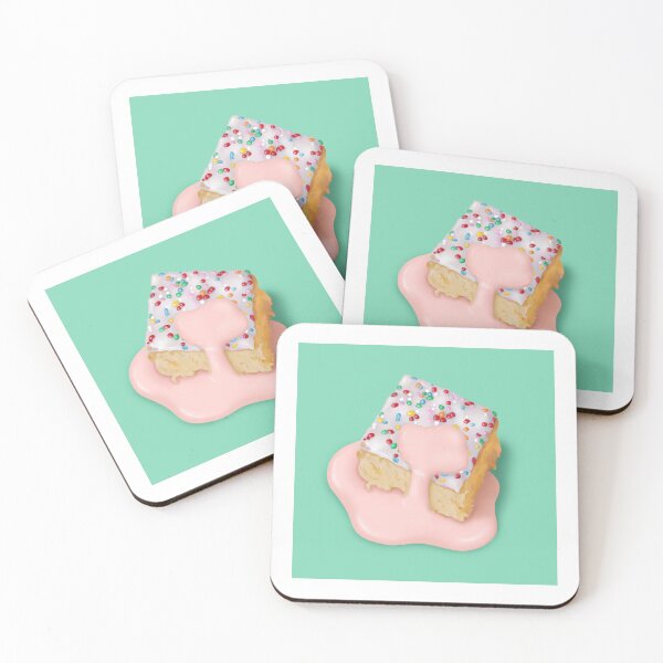 Item preview, School cake & pink custard with background  designed and sold by Cat Delli-Bovi.