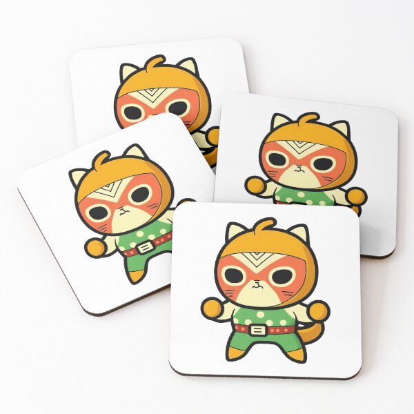 Artikelvorschau, Lucha Libre Katzen | Mexikanische Wrestling | Kawaii-Katzen | Chibi-Katzen | Anime-Katzen | Lucha Libre Katzen 09 entworfen und verkauft von Catcosm.