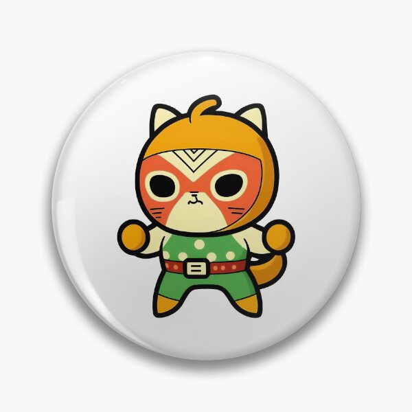 Artikelvorschau, Lucha Libre Katzen | Mexikanische Wrestling | Kawaii-Katzen | Chibi-Katzen | Anime-Katzen | Lucha Libre Katzen 09 entworfen und verkauft von Catcosm.