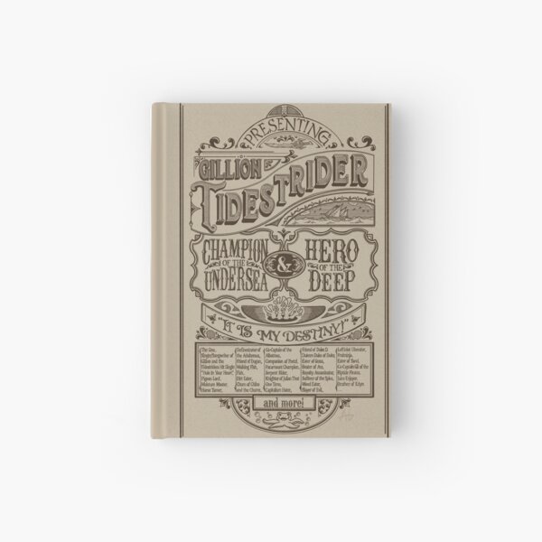 Item preview, UNOFFICIAL Jrwi Gillion Tidestrider Titles Poster designed and sold by WrittenGriffin.