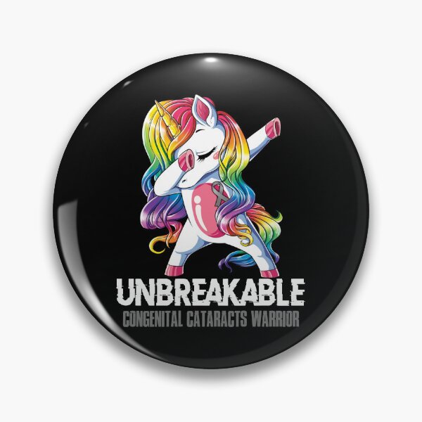 Artikelvorschau, Congenital Cataracts Awareness - Unicorn Congenital Cataracts Warrior Ribbon UNBREAKABLE entworfen und verkauft von Fernandezf.