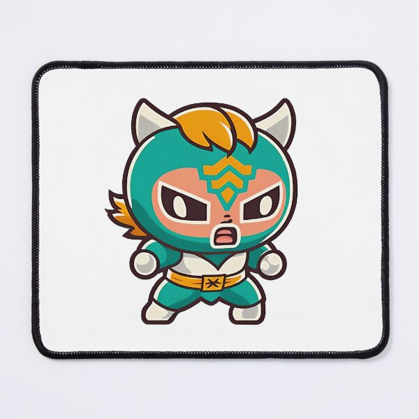 Artikelvorschau, Lucha Libre Katzen | Mexikanische Wrestling | Kawaii-Katzen | Chibi-Katzen | Anime-Katzen | Lucha Libre Katzen 10 entworfen und verkauft von Catcosm.