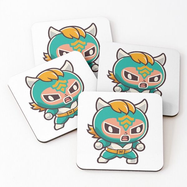 Artikelvorschau, Lucha Libre Katzen | Mexikanische Wrestling | Kawaii-Katzen | Chibi-Katzen | Anime-Katzen | Lucha Libre Katzen 10 entworfen und verkauft von Catcosm.