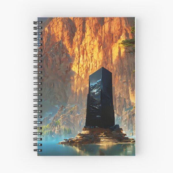Item preview, A Black Monolith in a Glacial Lake designed and sold by lostcauseblue.