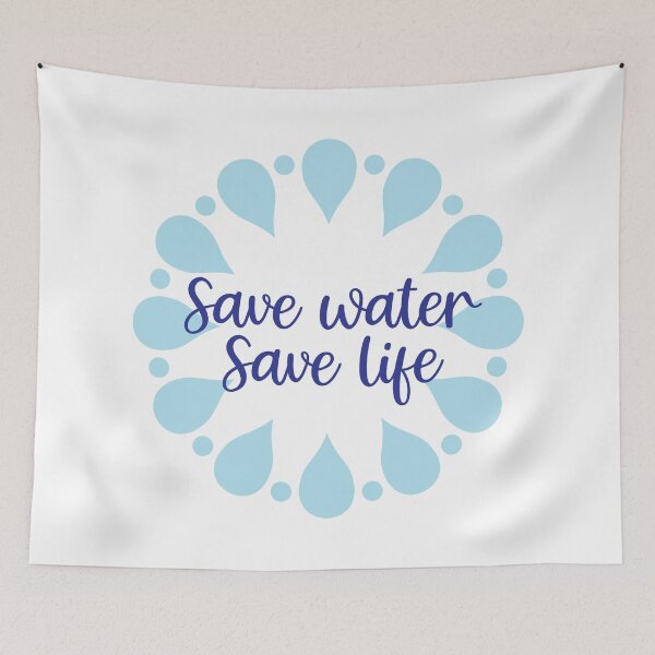 Item preview, Save Water Save Life designed and sold by bolimj.