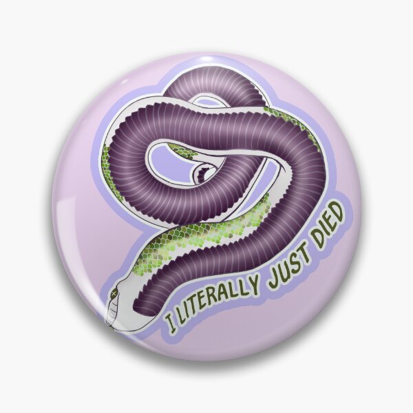 Item preview, I Literally Just Died Hognose Purple designed and sold by Kirin-Riki.