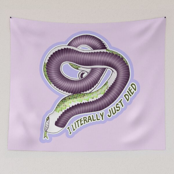 Item preview, I Literally Just Died Hognose Purple designed and sold by Kirin-Riki.