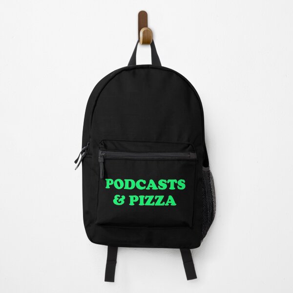 Artikelvorschau, Podcasts und Pizza entworfen und verkauft von Inspirationmotivation.