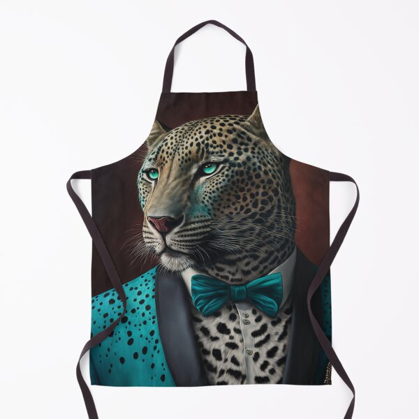 Item preview, Cyan Leopard in a Tuxedo designed and sold by TortillaChief.