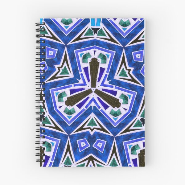 Artikelvorschau, Kaleidoskop-blaues Muster entworfen und verkauft von PhilipBrown.