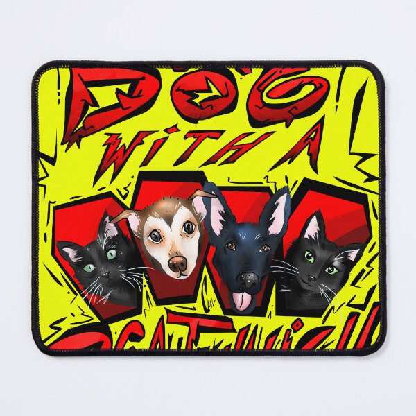 Item preview, RAT DOG WITH A DEATH WISH designed and sold by CarolynMain.