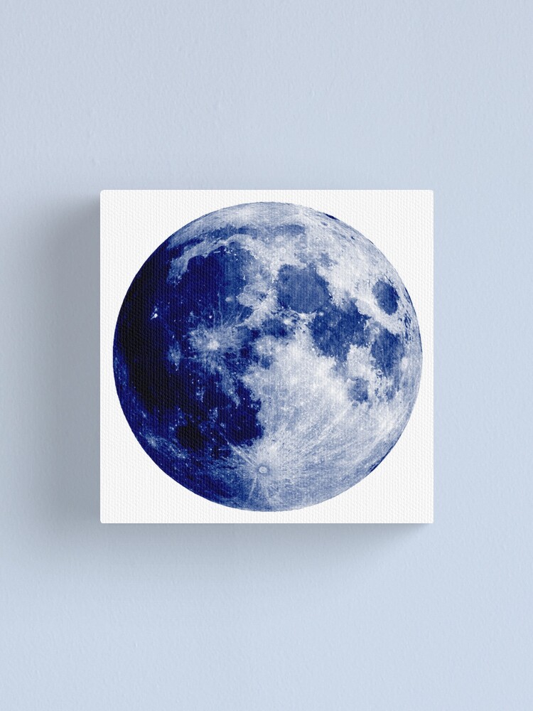 Blue Moon Canvas Print