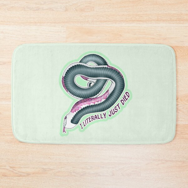 Item preview, I Literally Just Died Hognose Green designed and sold by Kirin-Riki.