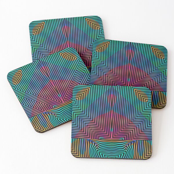 Item preview,  FUNNY ABSTRACT GEOMETRIC SYMETRIC COLORFUL LINES PATTERN TETRIS designed and sold by Ralek.
