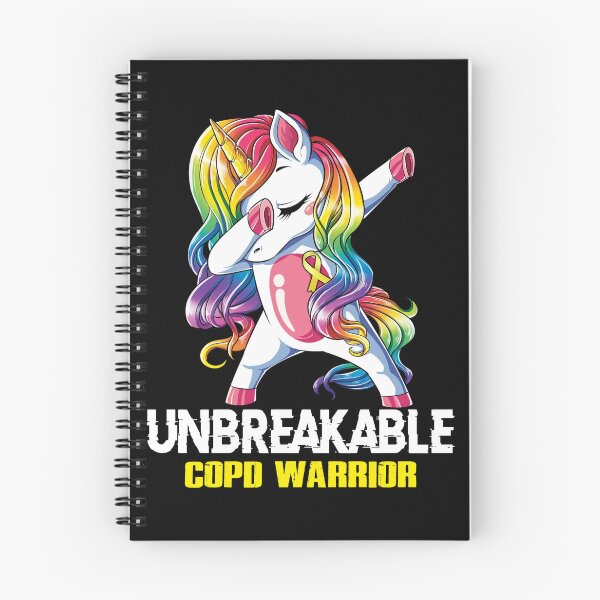 Item preview, COPD Awareness - Unicorn COPD Warrior Ribbon UNBREAKABLE designed and sold by Fernandezf.
