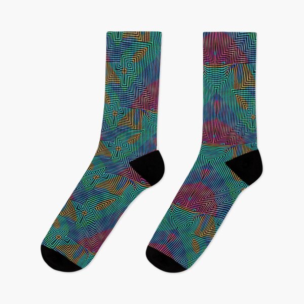 Item preview,  FUNNY ABSTRACT GEOMETRIC SYMETRIC COLORFUL LINES PATTERN TETRIS designed and sold by Ralek.