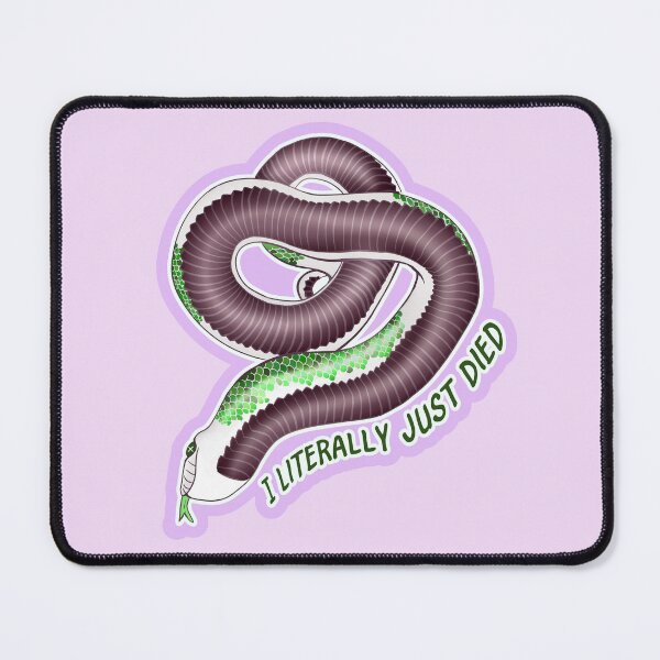 Item preview, I Literally Just Died Hognose Pink designed and sold by Kirin-Riki.