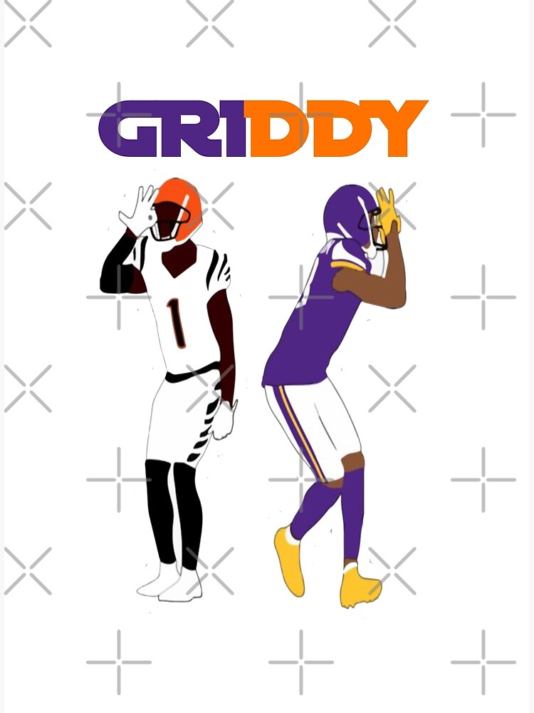 “The Griddy Duo (Justin Jefferson and Jamarr Chase) " Poster for Sale