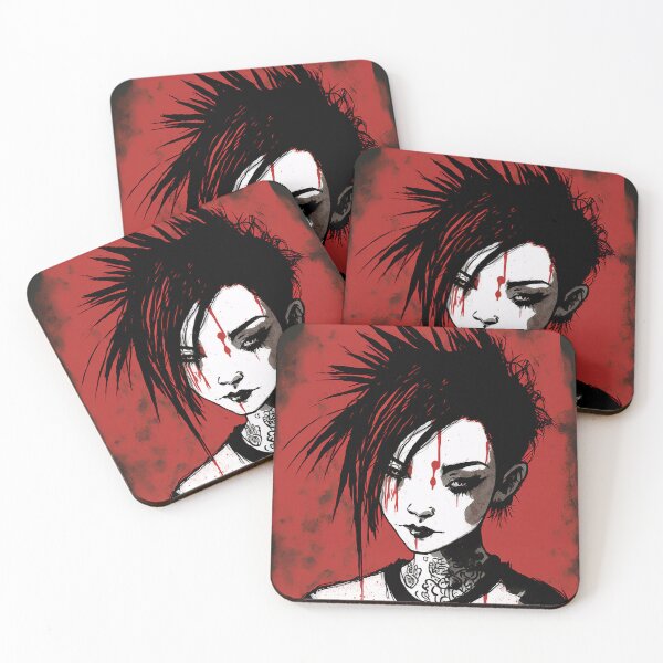 Item preview, Emo Girl In Red designed and sold by TortillaChief.