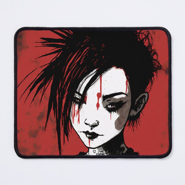 Item preview, Emo Girl In Red designed and sold by TortillaChief.