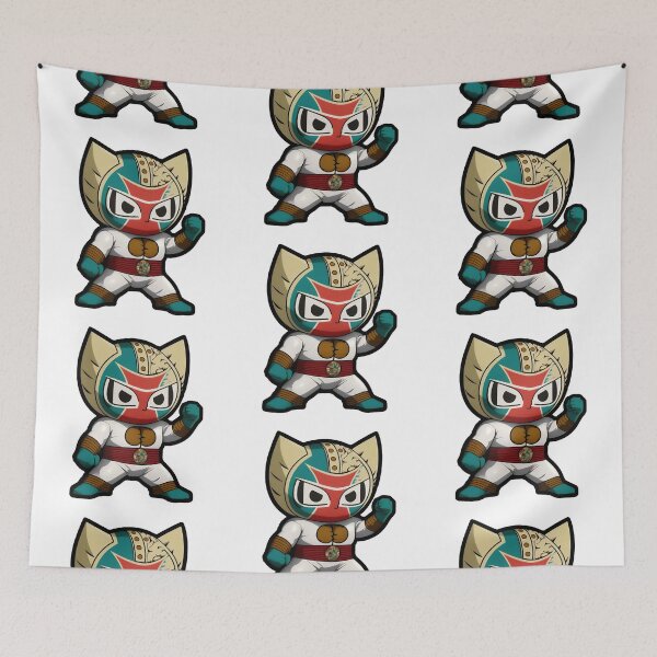 Artikelvorschau, Lucha Libre Katzen | Mexikanische Wrestling | Kawaii-Katzen | Chibi-Katzen | Anime-Katzen | Lucha Libre Katzen 11 entworfen und verkauft von Catcosm.