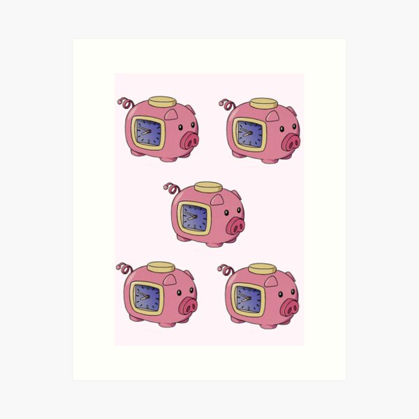 PigS’O’Clock [Ghibli Studio] Art Print
