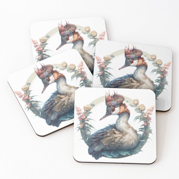 Item preview, Great Crested Grebe designed and sold by MckennaiiShop.